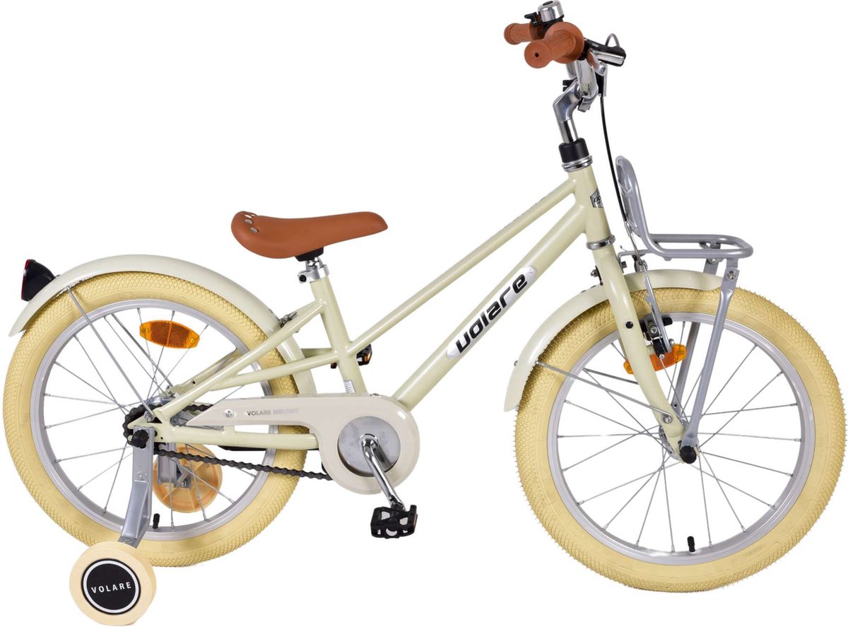 Volare Melody Kinderfiets - Meisjes - 18 inch - Zand Kinderfiets kopen online