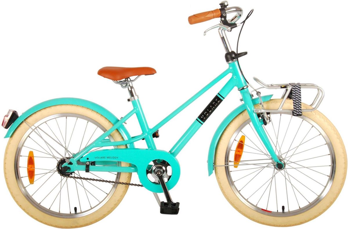 Volare Melody Kinderfiets - Meisjes - 20 inch - Turquoise - Prime Collection Kinderfiets kopen online