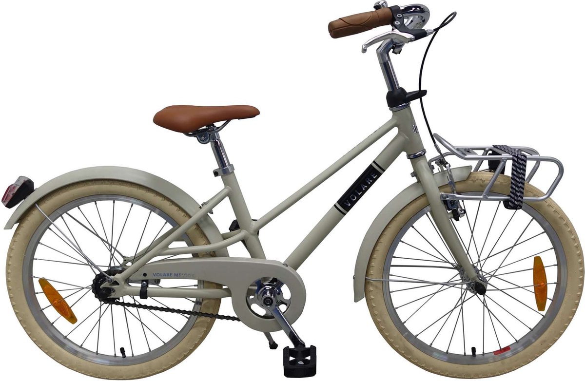 Volare Melody Kinderfiets - Meisjes - 20 inch - Zand - Prime Collection Kinderfiets kopen online