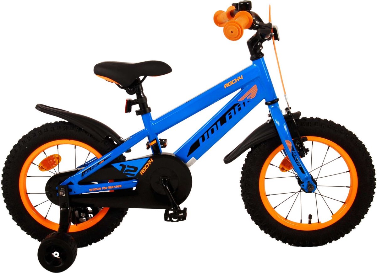 Volare Rocky Kinderfiets - Jongens - 14 inch - Blauw Kinderfiets kopen online