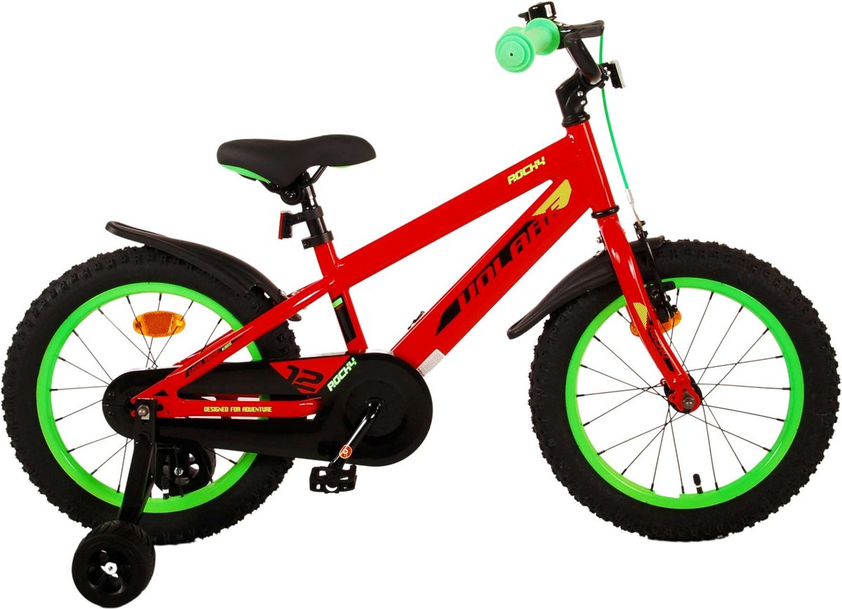 Volare Rocky Kinderfiets - Jongens - 16 inch - Rood Kinderfiets kopen online