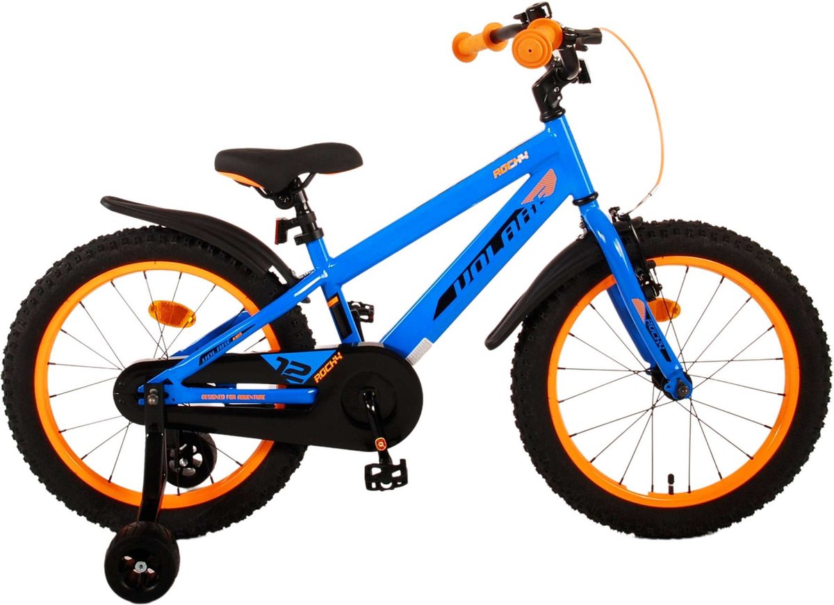 Volare Rocky Kinderfiets - Jongens - 18 inch - Blauw Kinderfiets kopen online