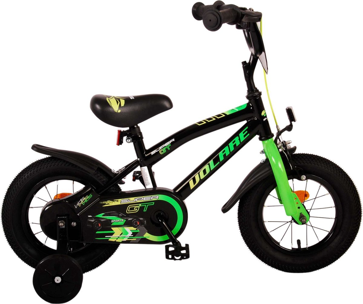 Volare Super GT Kinderfiets - Jongens - 12 inch - Groen Kinderfiets kopen online