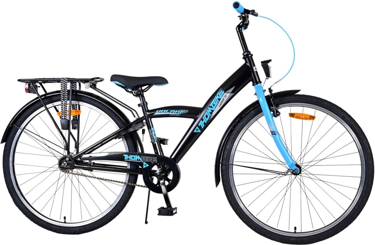 Volare Thombike Kinderfiets - Jongens - 26 inch - Zwart Blauw Kinderfiets kopen online