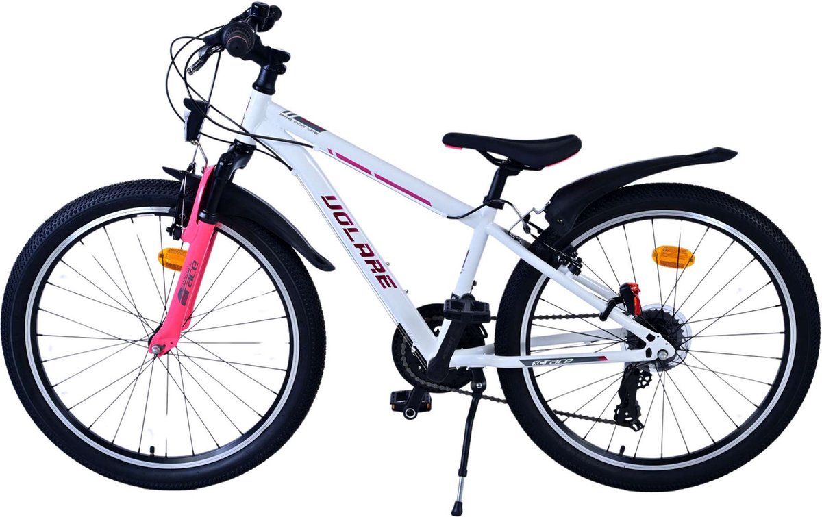 Volare XC Race Kinderfiets - 24 inch - 21 speed - Wit Roze Kinderfiets kopen online