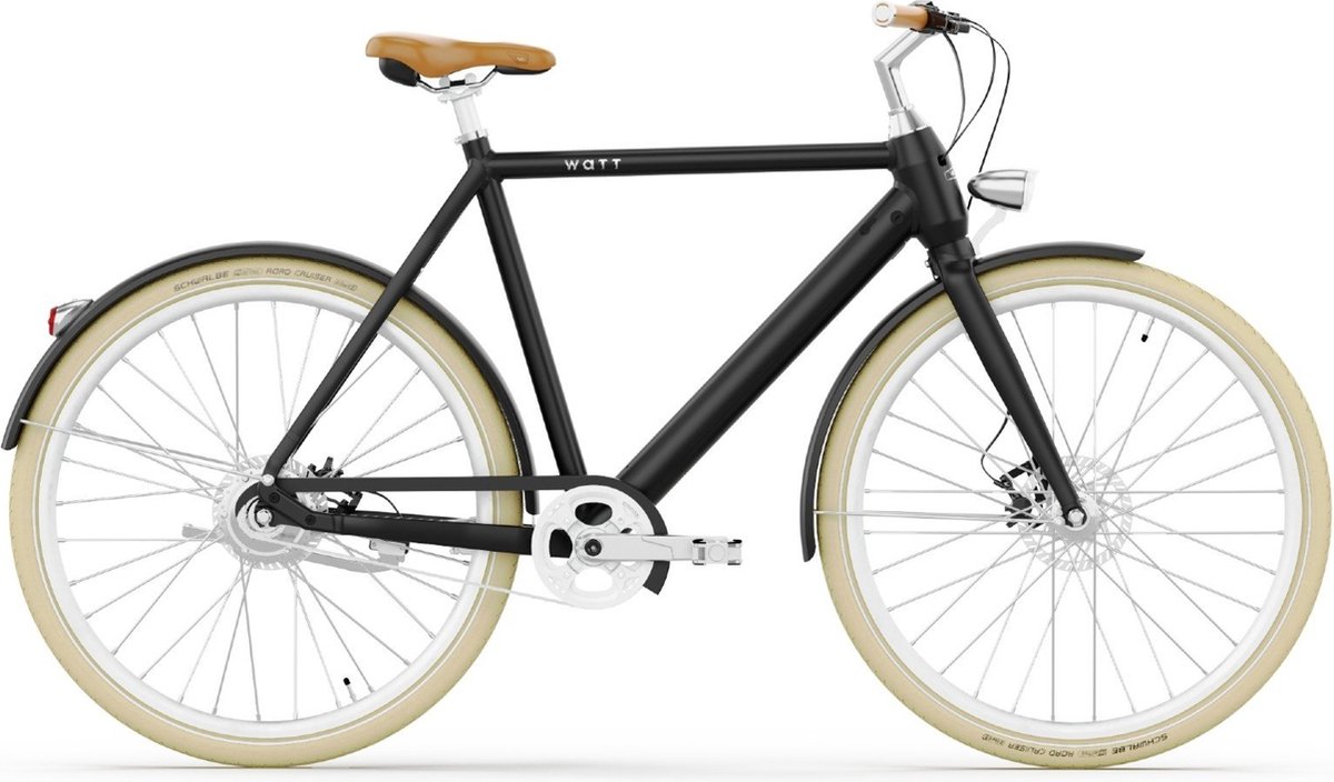 Watt Dublin E-bike 54CM Zwart Fiets (elektrisch) kopen online