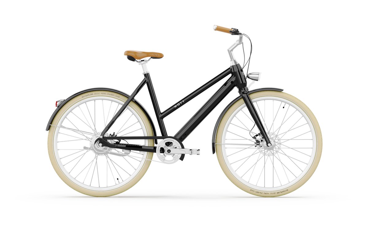 Watt Dublin ST E-bike 54CM Zwart Fiets (elektrisch) kopen online