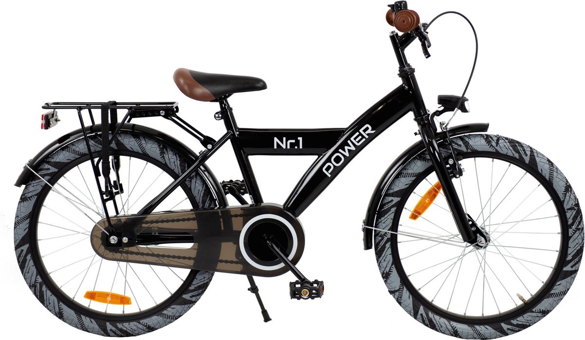 2Cycle Power Kinderfiets - 20 inch fiets - Jongensfiets - Zwart Kinderfiets kopen online