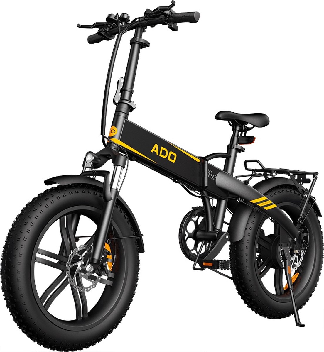 ADO A20FXE- E Bike - Elektrische Fatbike - 20 Inch - Max. 25km/h - 250W - 10.4AH - Shimano 7 Speed - Zwart Fiets (elektrisch) kopen online