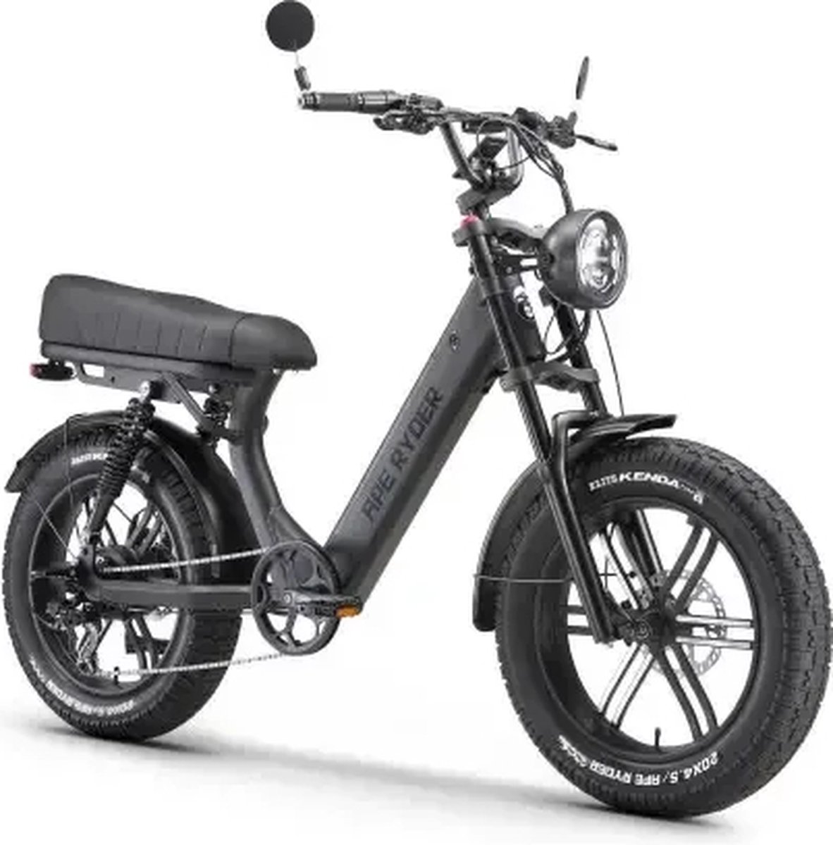 ape ryder md10 pro 250w elektrische fatbike zwart