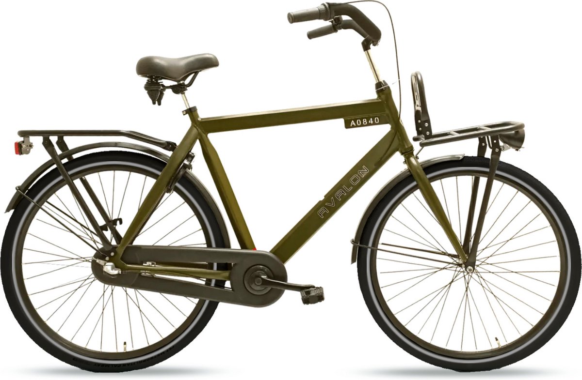 avalon style transportfiets 28 inch groen 3 versnellingen