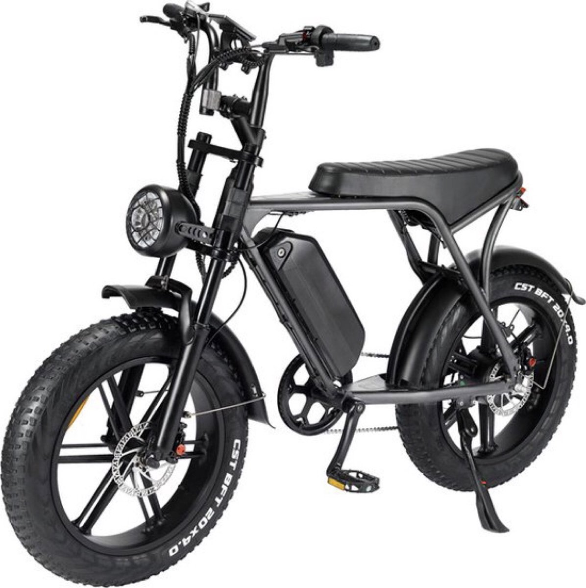 Comfort Inz V8 5.0- Fatbike - Elektrische Fiets - E Bike - Hydraulische Remmen Model - 15 Ah Accu 250W - Donker Grijs Fiets (elektrisch) kopen online