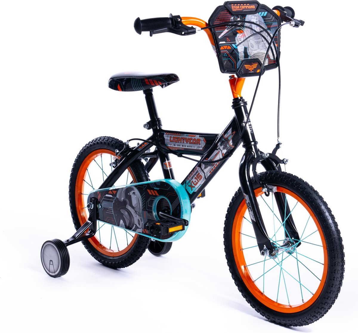 Disney Lightyear Kinderfiets - 5-7 jaar - Inclusief zijwieltjes - 16 Inch - Voor jongens en meisjes Kinderfiets kopen online