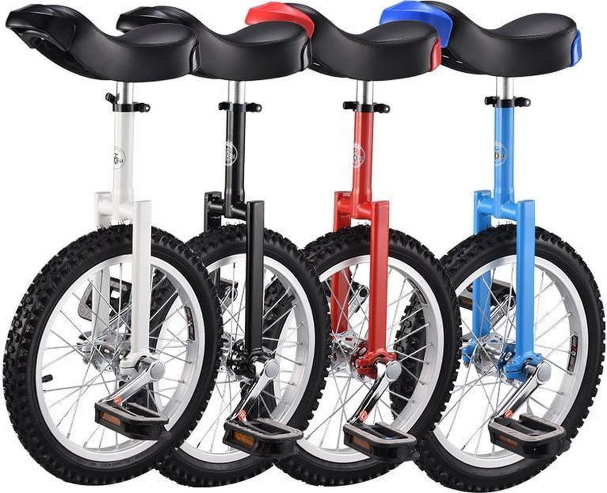 Eenwieler fietsen scooter circus fiets jeugd volwassen balans oefening enkel wiel fiets aluminium wiel [geel/16 inch] Eenwieler kopen online