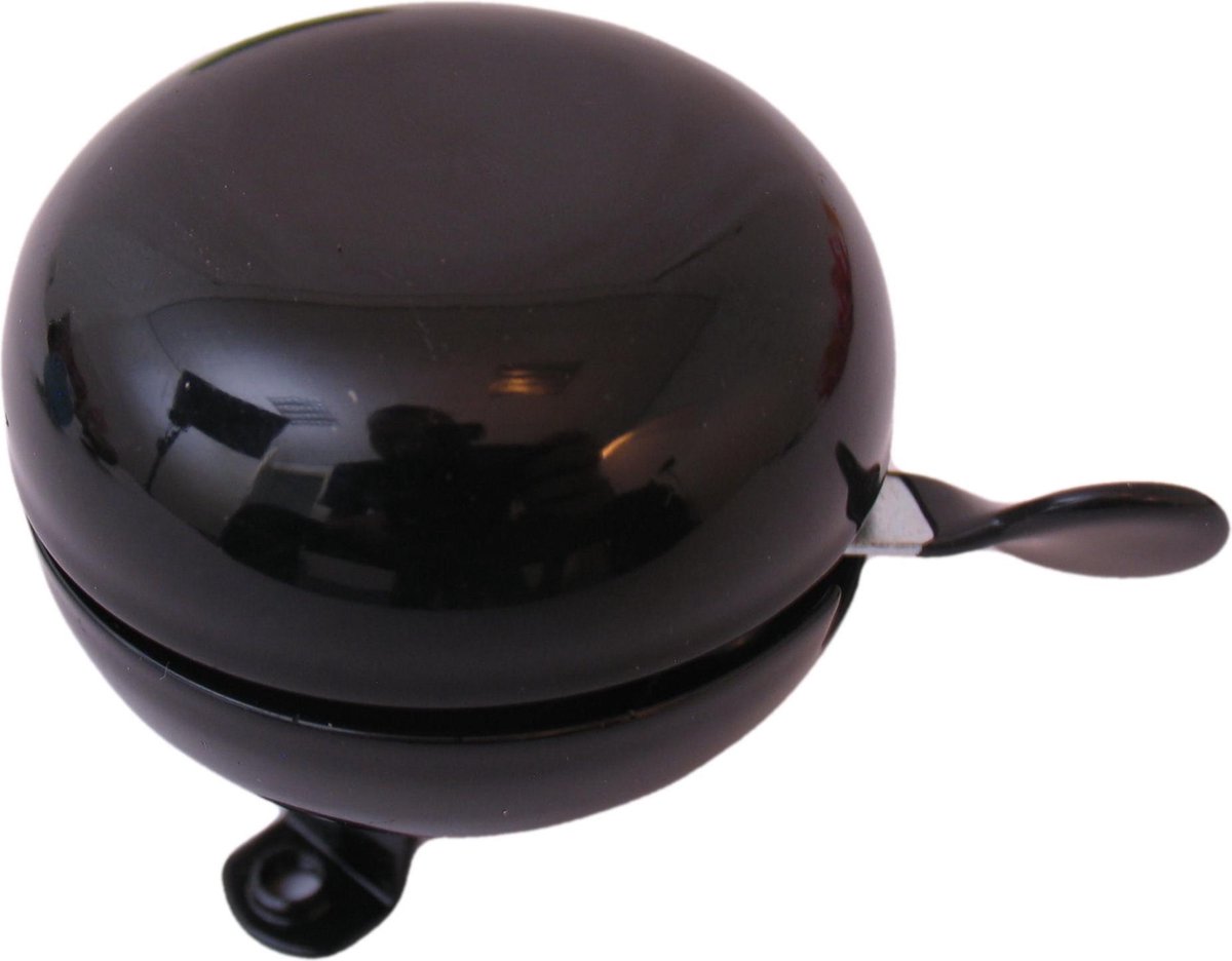 fietsbel ding dong nietverkeerd 60mm zwart