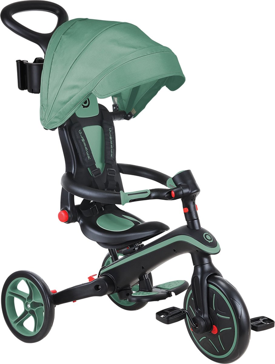 Globber Trike 4 in 1 Foldable Olive Kinderfiets kopen online