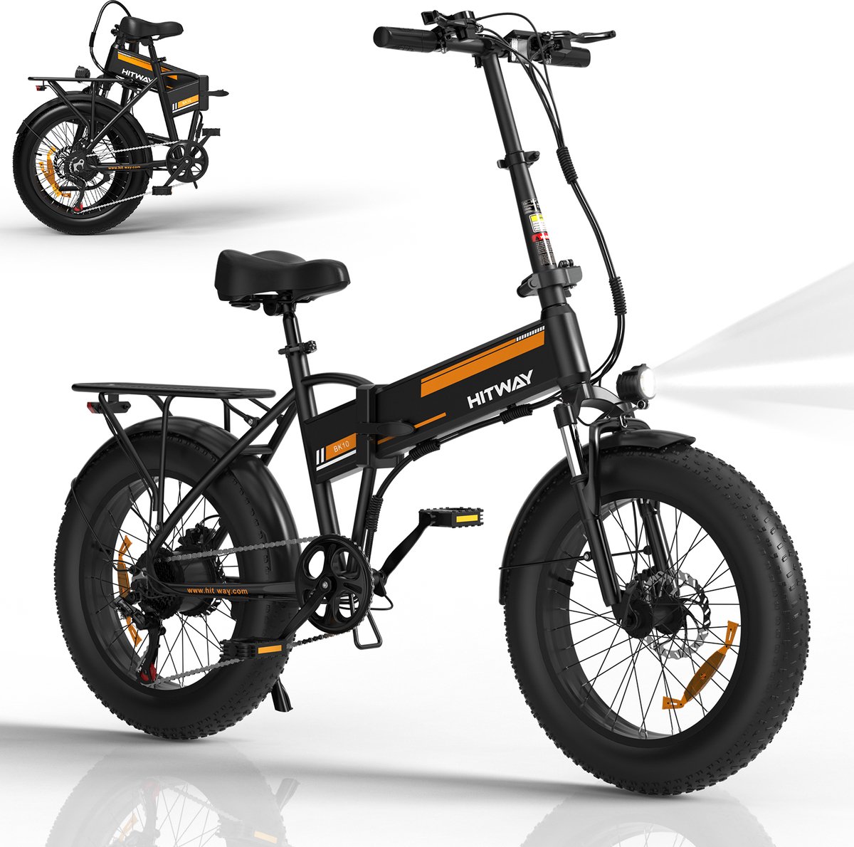 hitway fatbike 20 x 4 0 fatbike electrisch vouwfiets 250w motor 25km h zwart