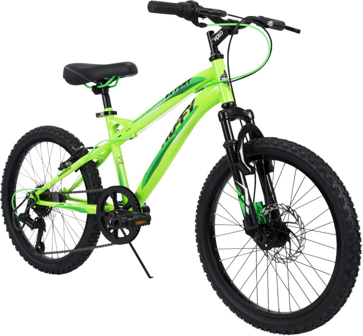 huffy extent 20 inch kinderfiets shimano 6 versnellingen mountainbike voor jongens en meisjes 6 11 jaar groen