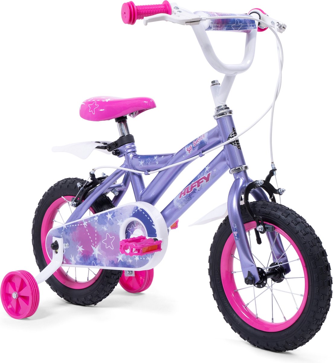 Huffy So Sweet 12 Inch Meisjesfiets - Paars en Roze Kinderfiets 3 Jaar+ Kinderfiets kopen online