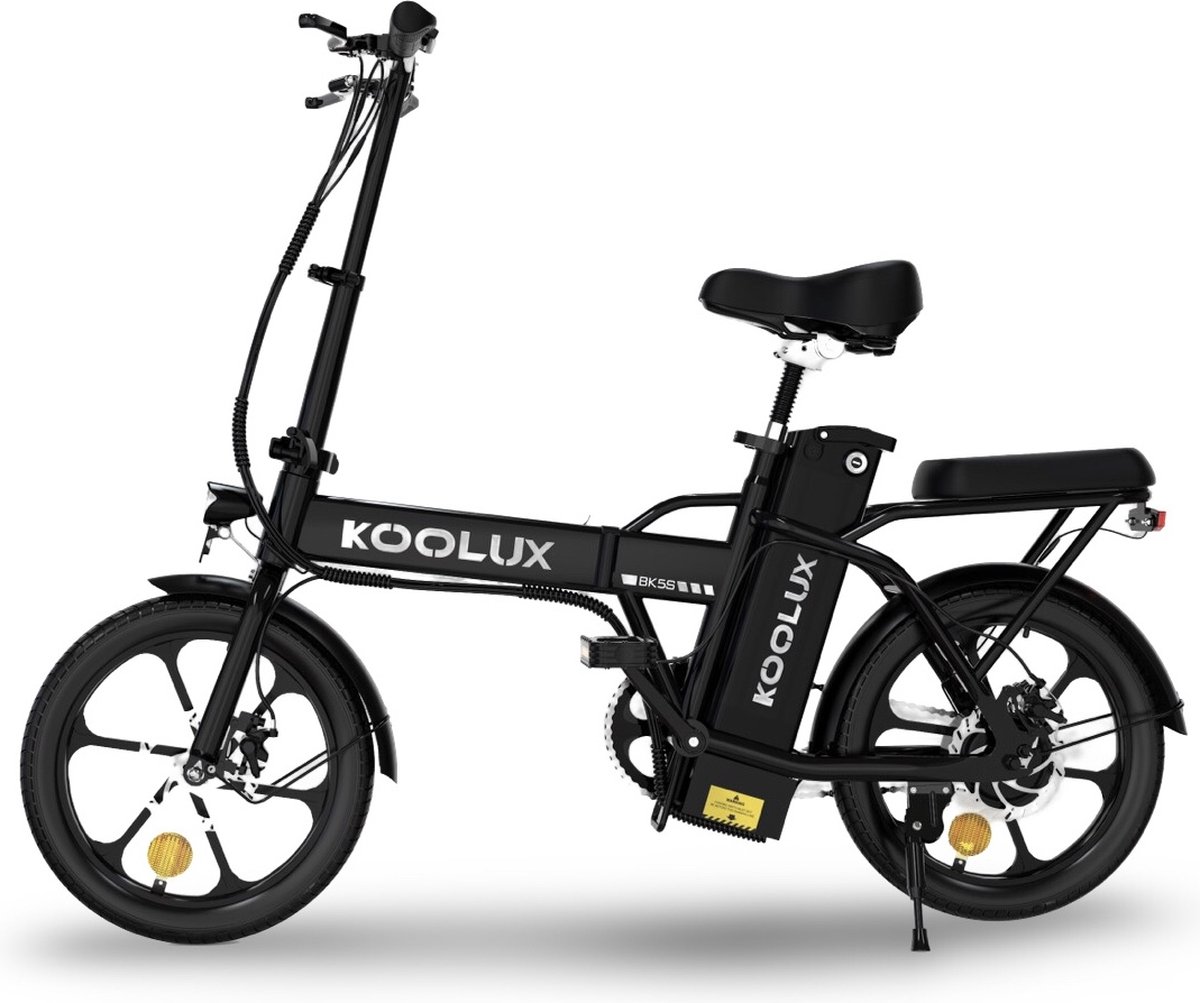 Koolux | BK5 Elektrische Fiets | Opvouwbare E-bike | 16 Inch | 250W Motor | Zwart Fiets (elektrisch) kopen online