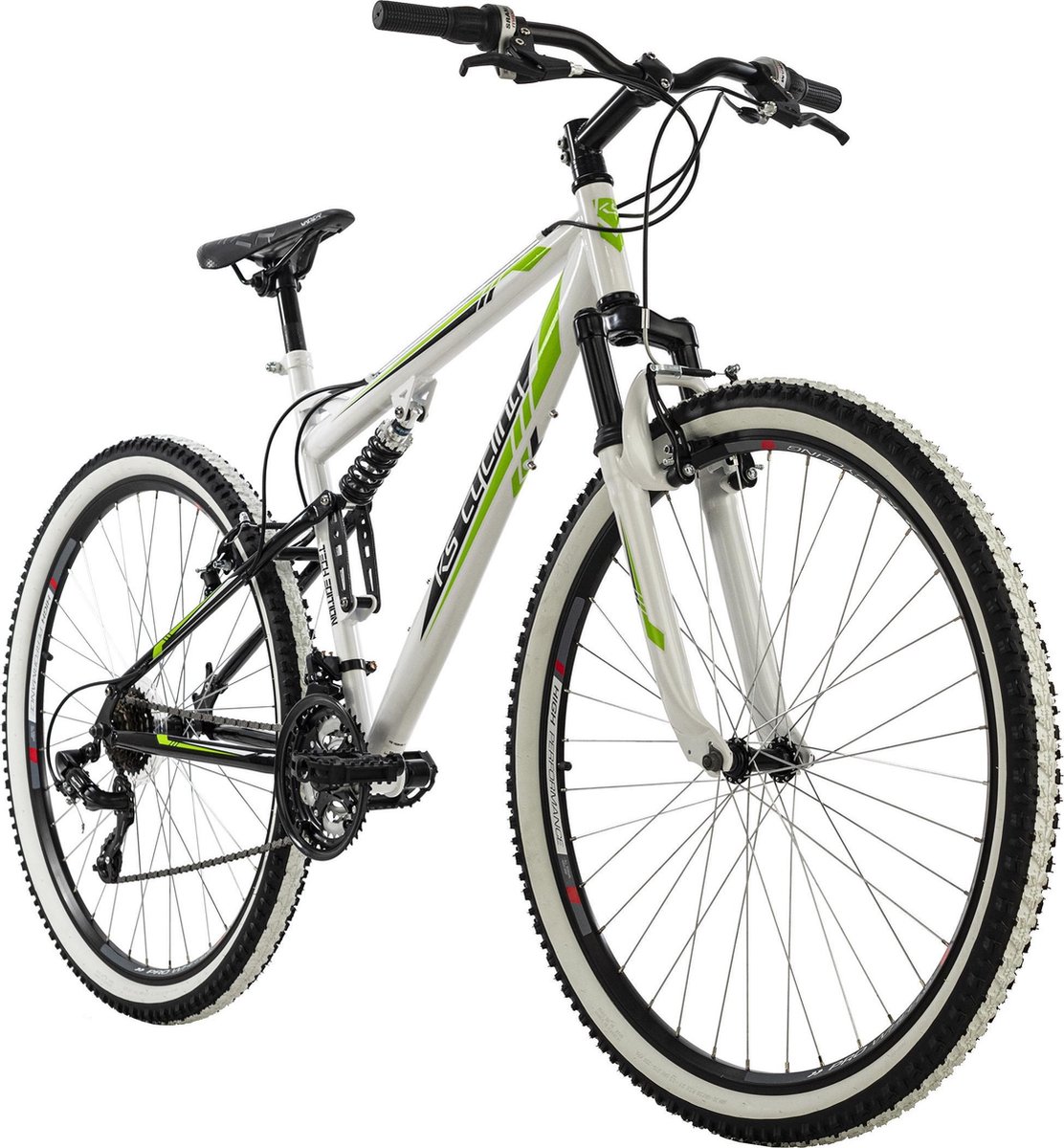 ks cycling fiets volledig mountainbike scrawler 29 inch wit 51 cm