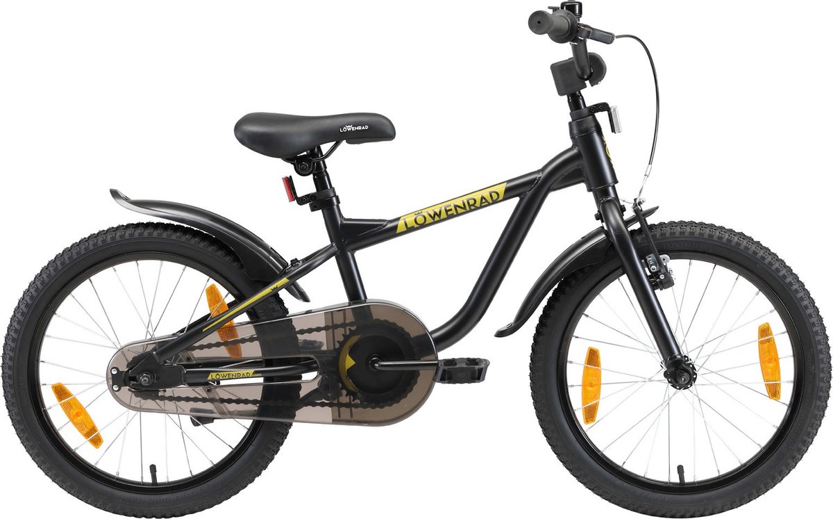 Löwenrad kinderfiets 18 inch wielen zwart Kinderfiets kopen online