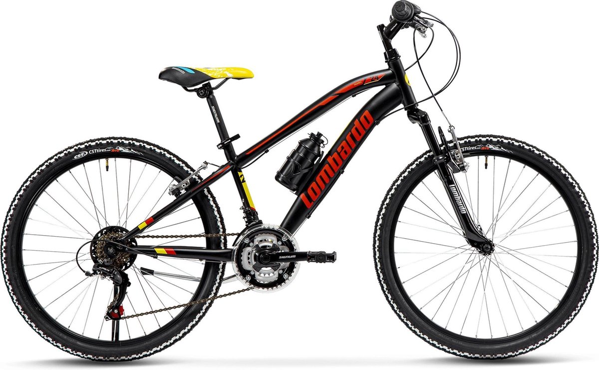 Lombardo Tropea - Fiets - Mannen - Zwart;Rood - 24 Fiets kopen online