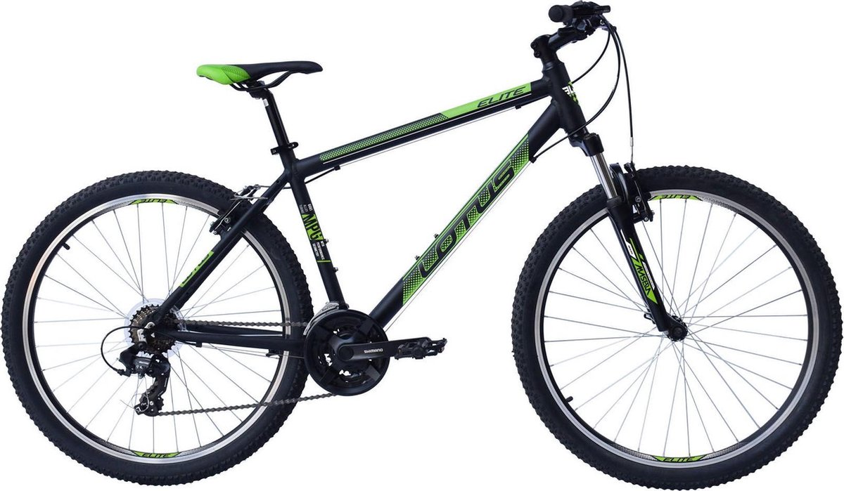 lotus mtb 27 5 inch h58 21 speed black green