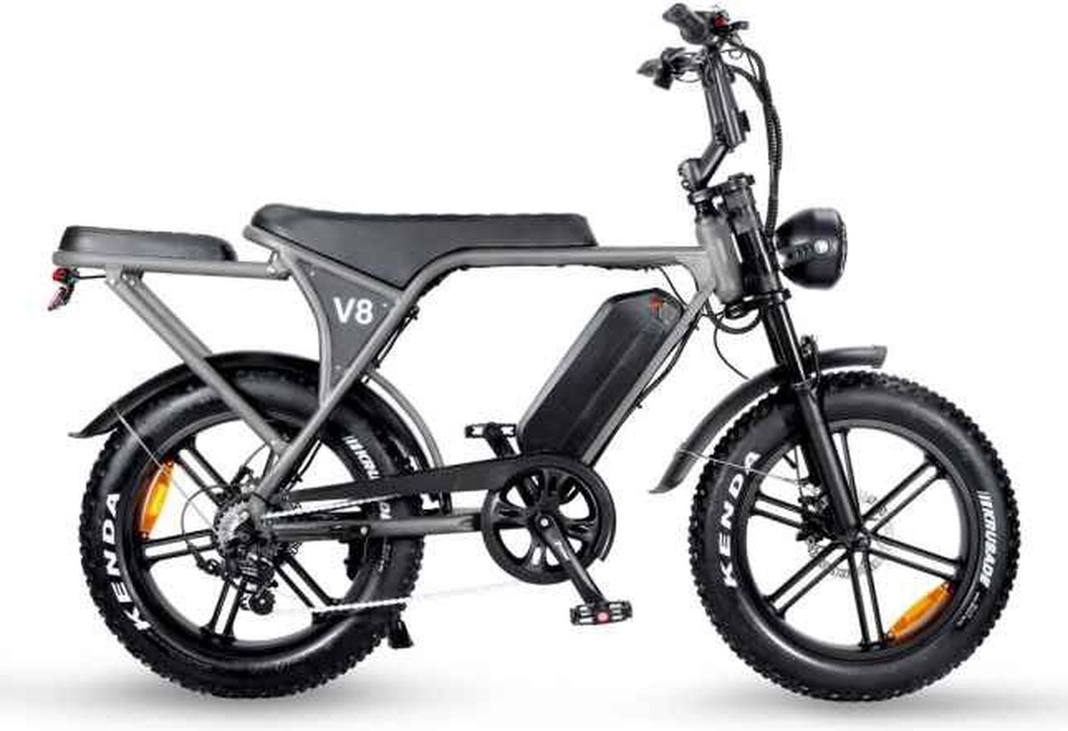 Ouxi V8 3.0 E-bike 250Watt motorvermogen topsnelheid 25 km/u 20” banden 7 versnellingen met alarm + Achterzitje + Voetsteuntjes actieradius tot 60 km Fiets (elektrisch) kopen online