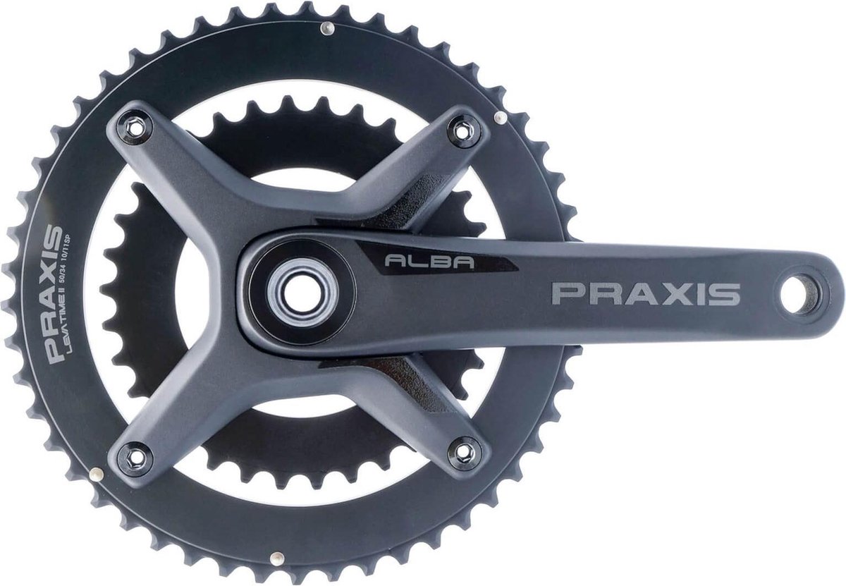 Praxis Crankstel Alba M30 DM X-spider 175 52/36T Fiets kopen online