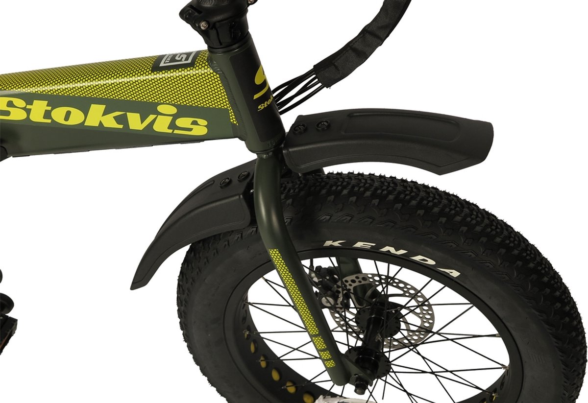 Stokvis E-Folding Fatbike 460 Wh Groen Fiets (elektrisch) kopen online