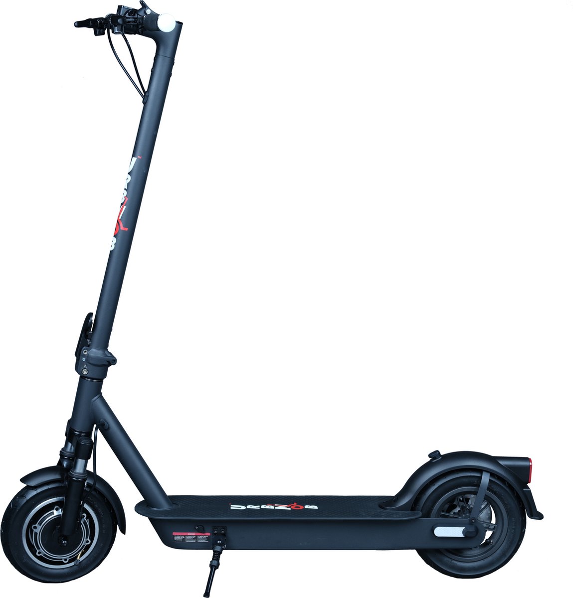 urbmob elektrische step f10 10ah 42v 10inch knipperlichten met bluetooth app