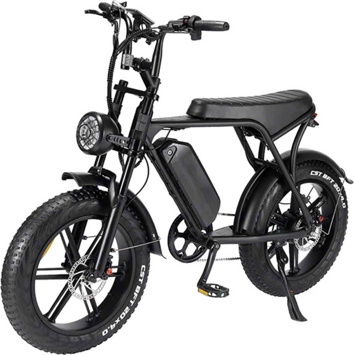 V8 - Rijklaar - Fatbike - Elektrische Fatbike - Elektrische Fiets - E bike - Zwart Fiets (elektrisch) kopen online
