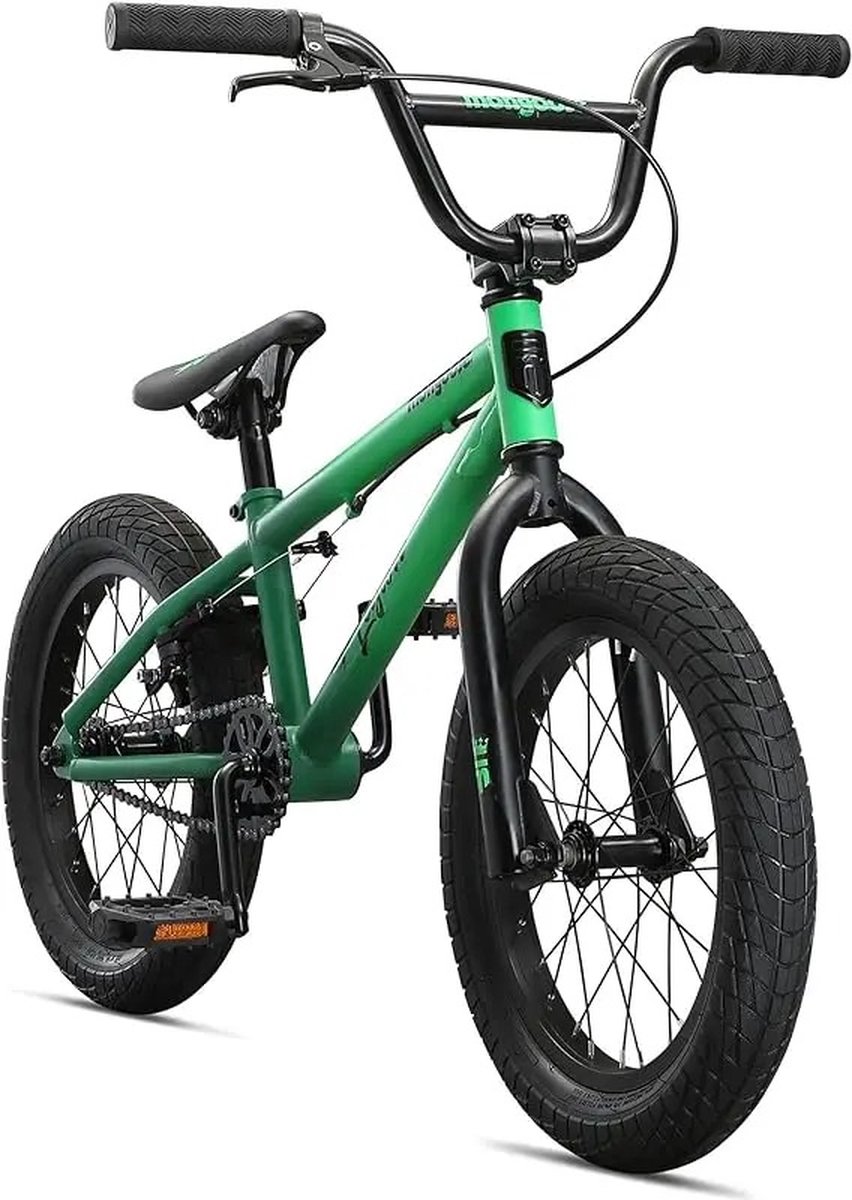 Verkoop Nederland® - Hot Kids - Freestyle - Sidewalk BMX Bike - Beginner Fiets - Jongens En Meisjes - 16-inch Wheels - Hi-Ten Steel Frame - Micro Drive BMX - Groen Kinderfiets kopen online