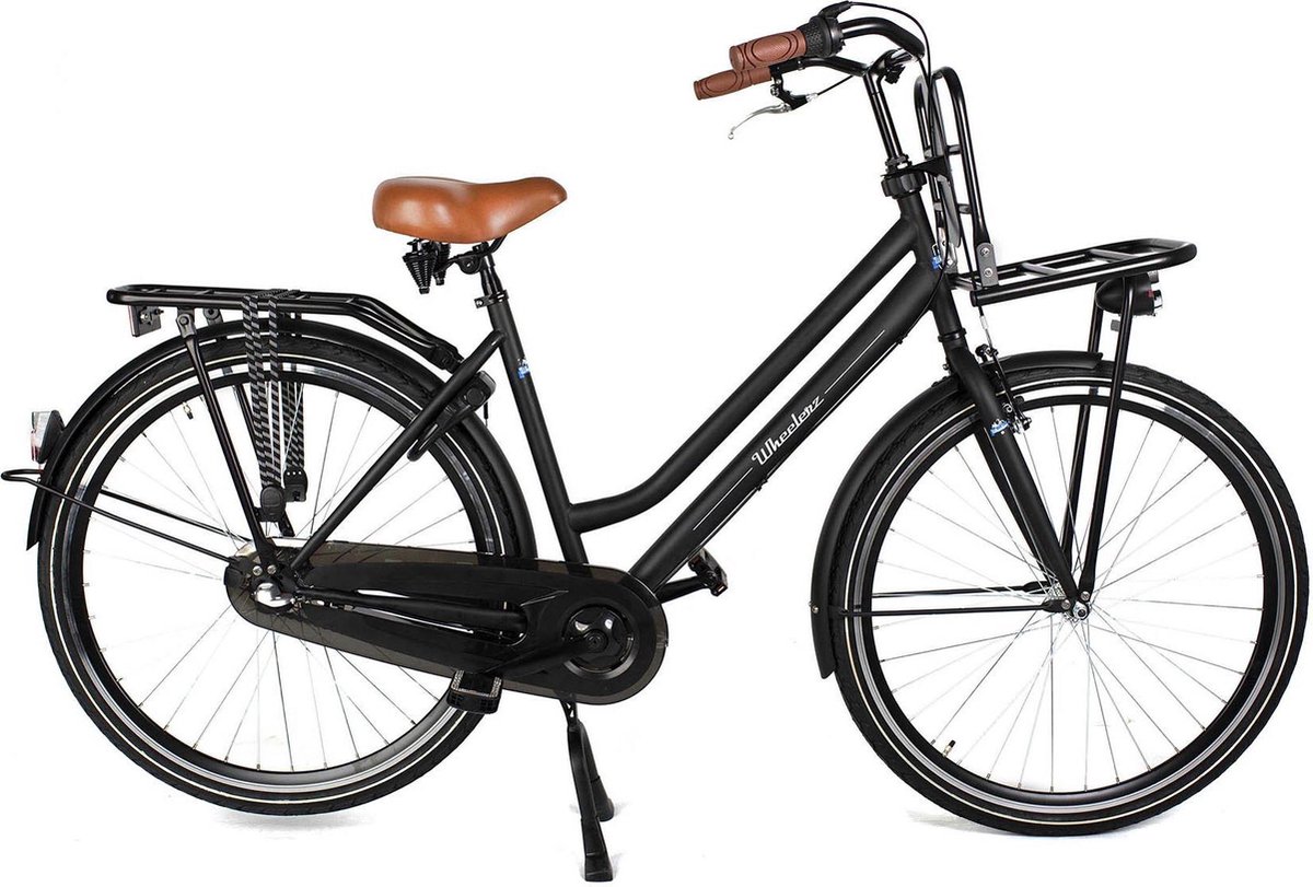 wheelerz nl transportfiets 28 inch 50cm matzwart unisex gratis rijklaar geleverd
