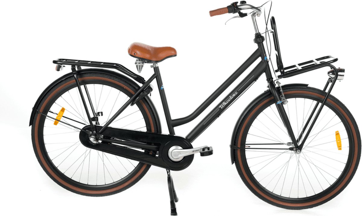 wheelerz nl transportfiets 28 inch 50cm matzwart unisex