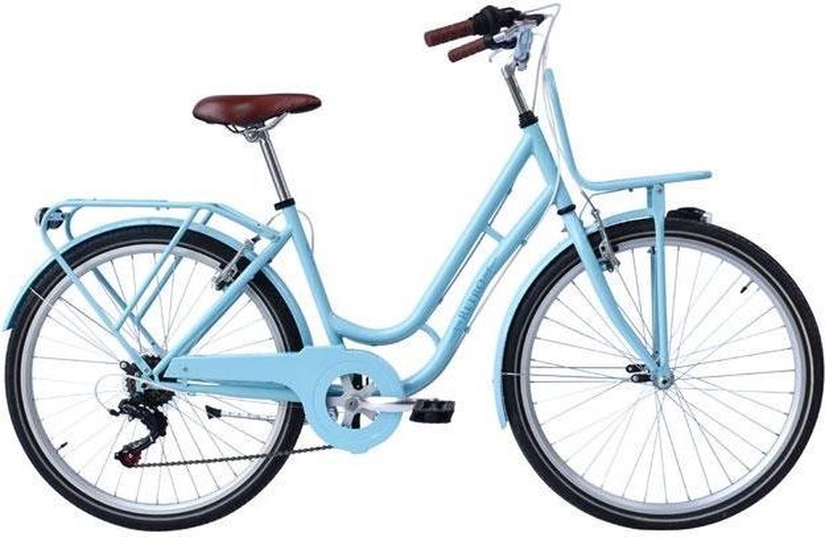 wings retro kinderfiets vrouwen lichtblauw 41