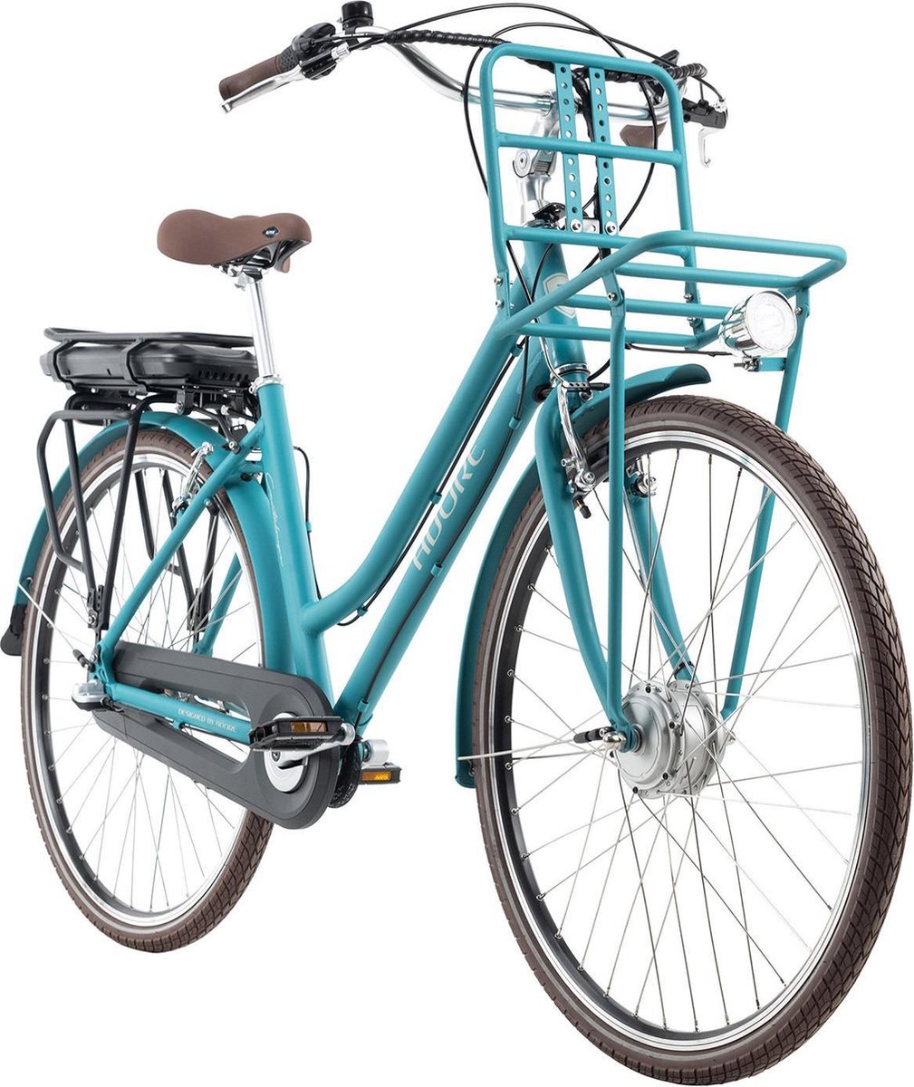 Adore Fiets (elektrisch) Pedelec e-bike stadsfiets 28 '' Adore Cantaloupe blauw - 49 cm Fiets (elektrisch) kopen online