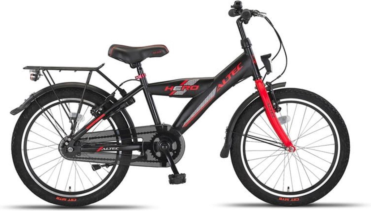 Altec Hero 20 inch Jongensfiets Fire Red Kinderfiets kopen online