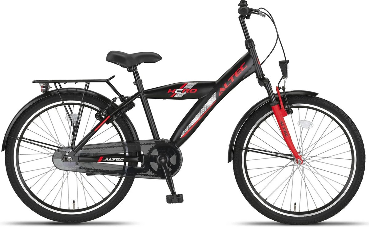 Altec Hero 24 inch Jongensfiets Rood Kinderfiets kopen online