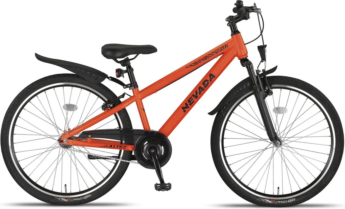 Altec Nevada Kinderfiets Jongens 26 inch Oranje Kinderfiets kopen online