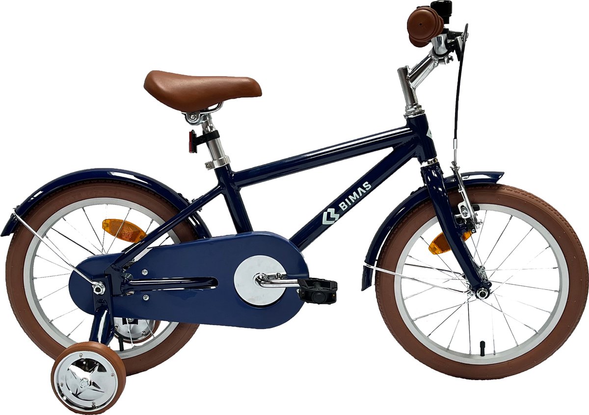 Bimas Maxi Jongensfiets 16 inch ATLANTIC BLUE Kinderfiets kopen online