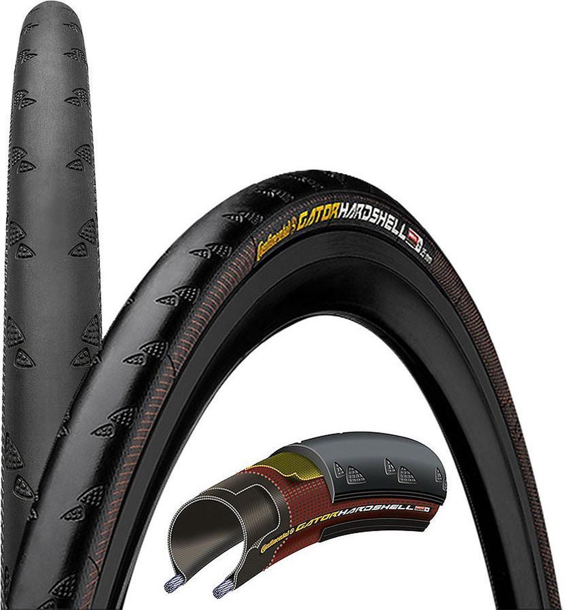 continental gator hardshell folding tyre 28 bandenmaat 32 622 700x32c