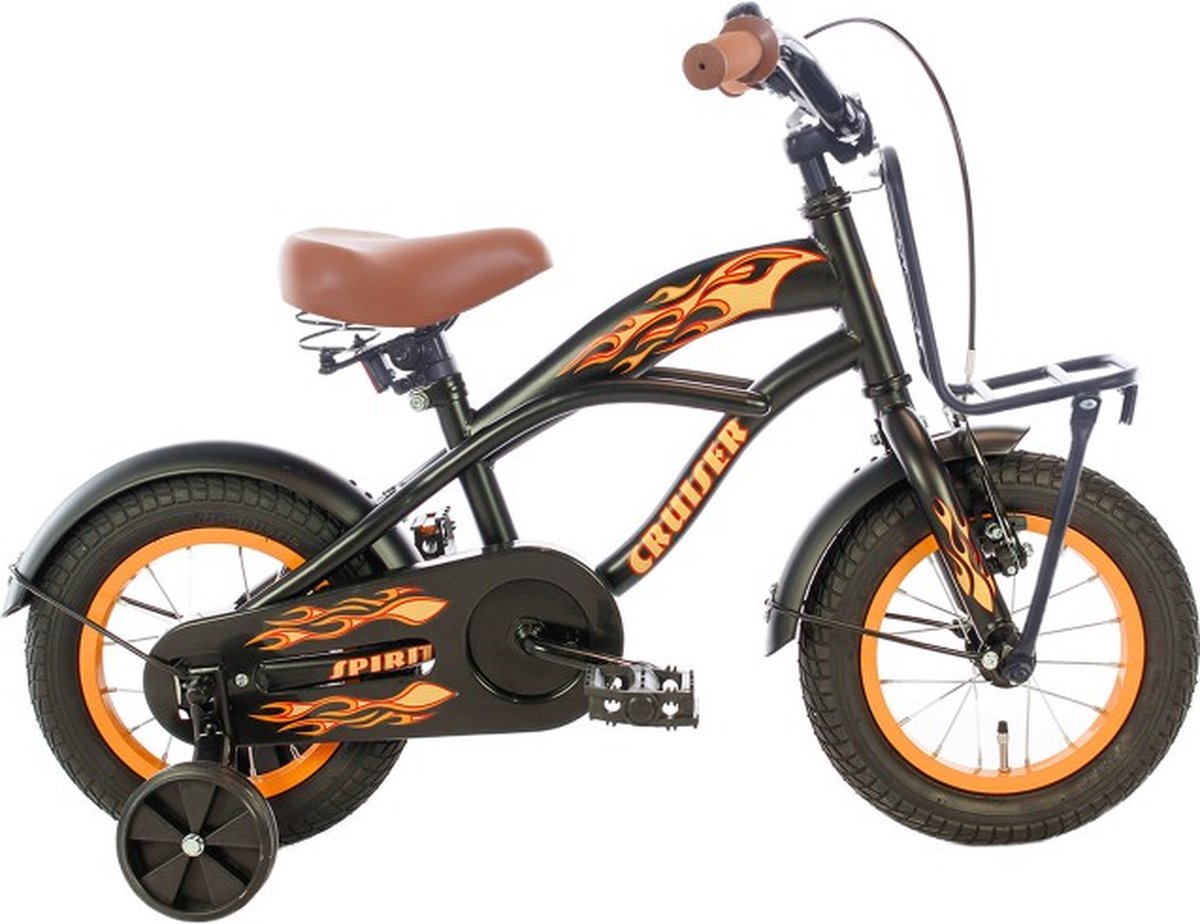 Cortego Cruiser Jongensfiets Plus Oranje 12 Inch - Kinderfiets voor 2 tot 4 Jaar Kinderfiets kopen online