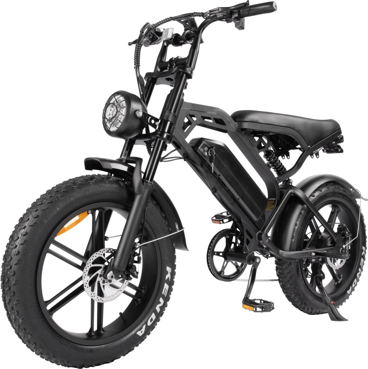 dailywheels fatbike v20 pro 2024 oktober model max 25km u legaal hydraulische remmen compleet met gratis alarmsysteem achterzitje telefoonhouder voetsteuntjes slot 250w 7 versnellingen zwart