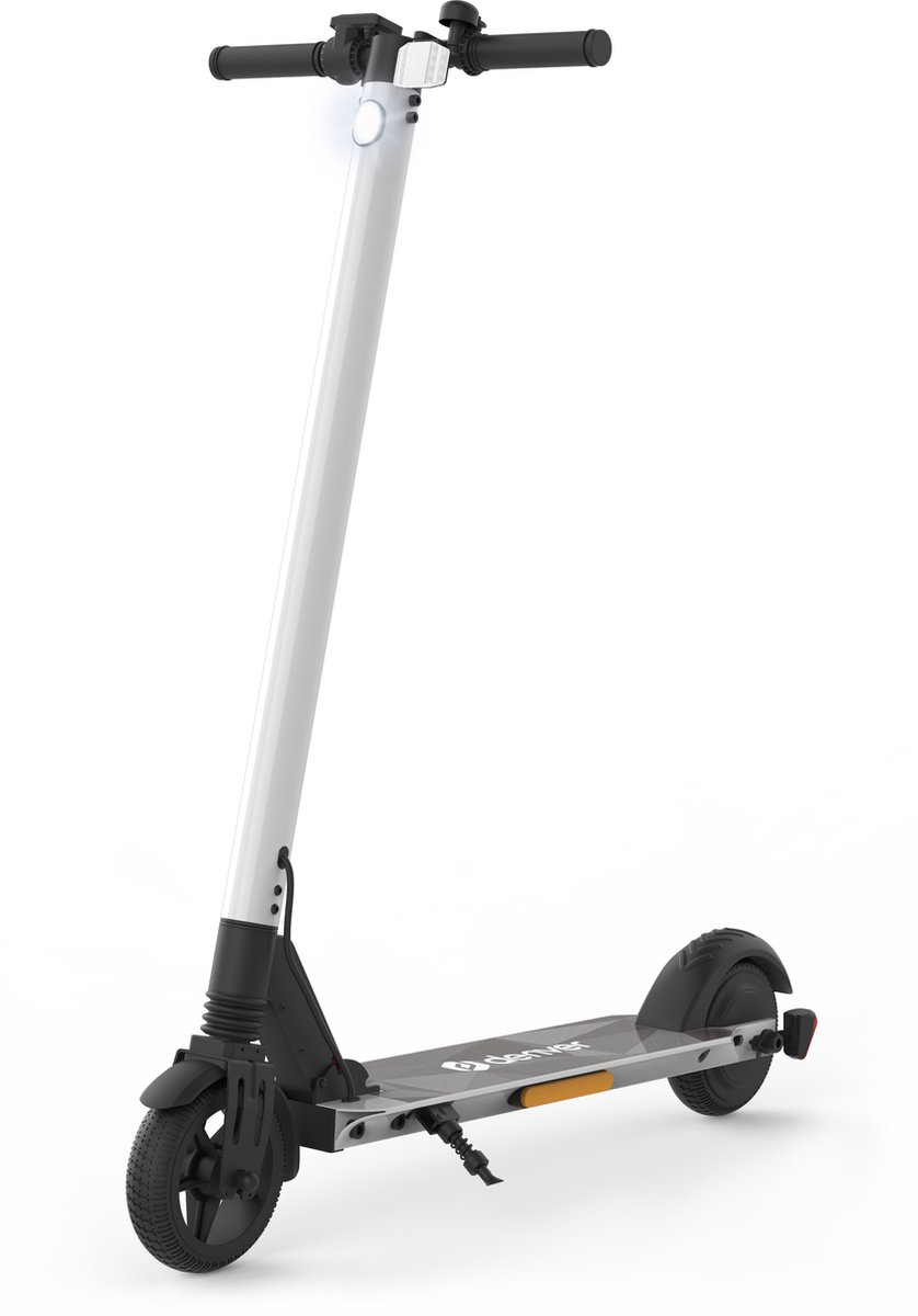 denver elektrische step volwassenen 20 km u tot 15km bereik 300w inklapbaar 6 5 inch wielen aluminium frame led verlichting sel65230 zwart wit