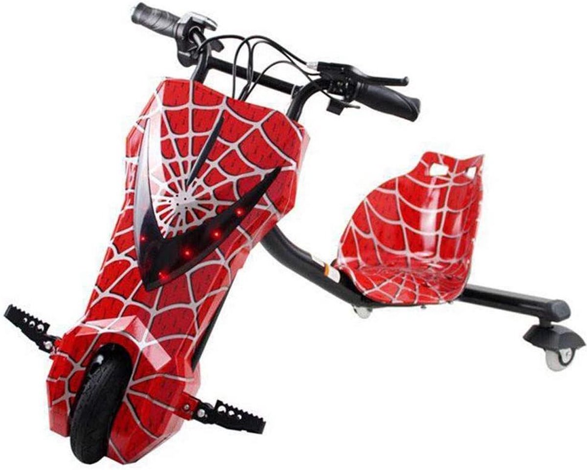 drift elektrische super krachtige scooter kinderen drift trike auto 3 wiel kinder speelgoed rood