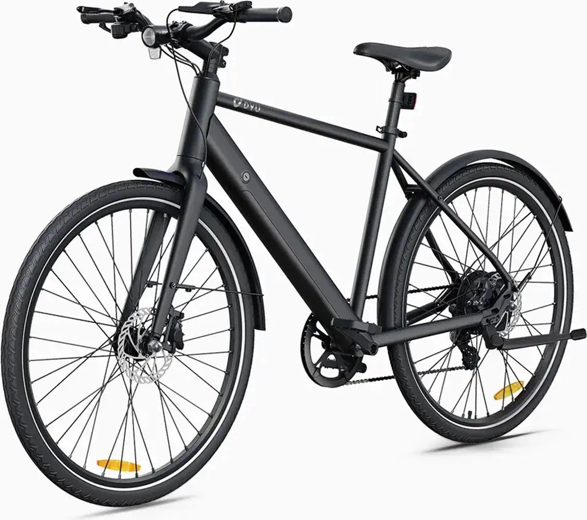 DYU Stroll 1 -E Bike - Elektrische Fiets - 250W - 700C 28 Inch - 9Ah - Zwart Fiets (elektrisch) kopen online