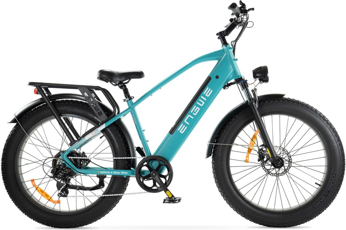 ENGWE E26 - Hoge instap - Fatbike - Blauw - 250W - Elektrische Fatbike Fiets (elektrisch) kopen online