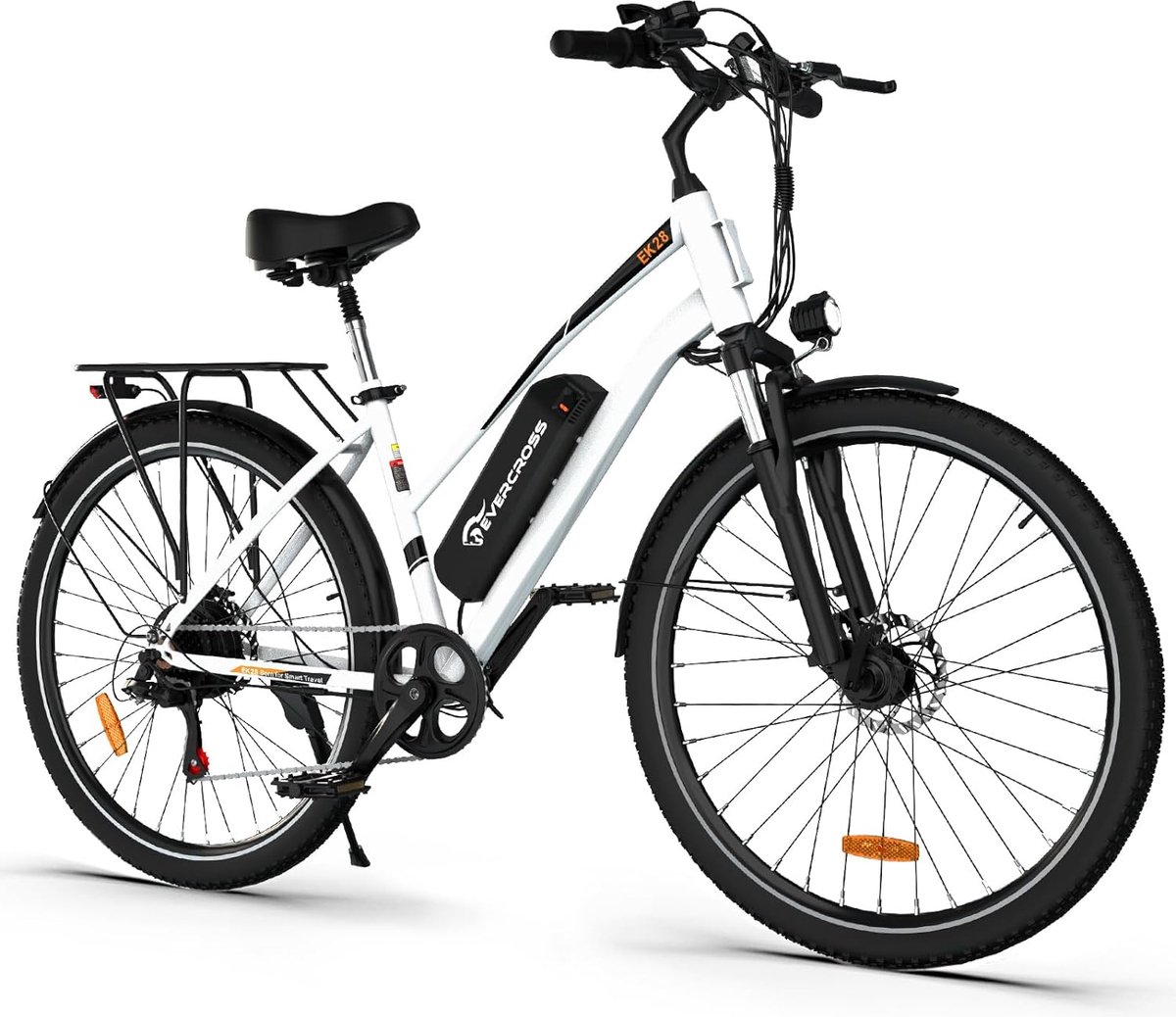 Evercross Elektrische Fiets EK28 - 28 Inch City Commuter EBike met Afneembare 36V 12Ah Lithium Batterij - Mountain E-Bike met 250W Motor - 7 Versnellingen - IP54 Waterdicht Fiets (elektrisch) kopen online